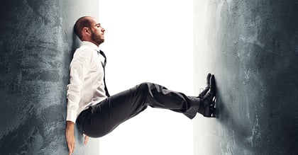 Business man under pressure